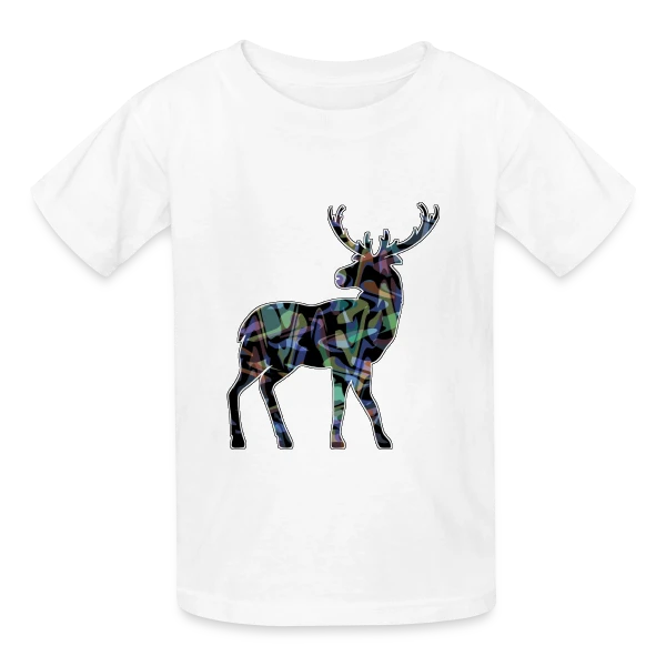 Majestueux Cerf sur T-shirts Russell Enfant