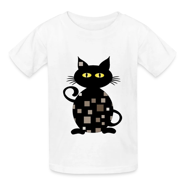 Mon Adorable Chat sur T-shirts Russell Enfant