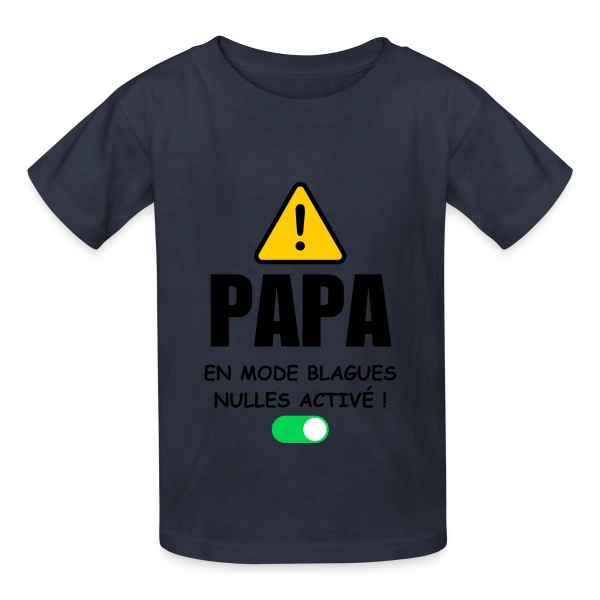Papa en Mode Blagues Nulles Activé sur T-shirts Russell Enfant