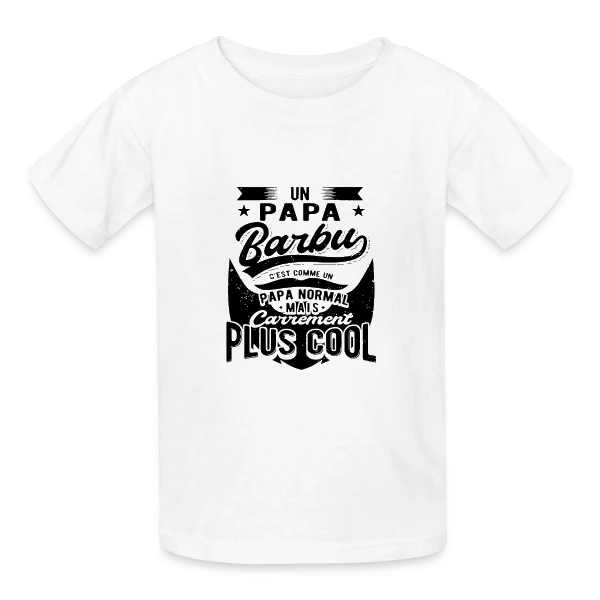 Le Papa Barbu Stylé sur T-shirts Russell Enfant