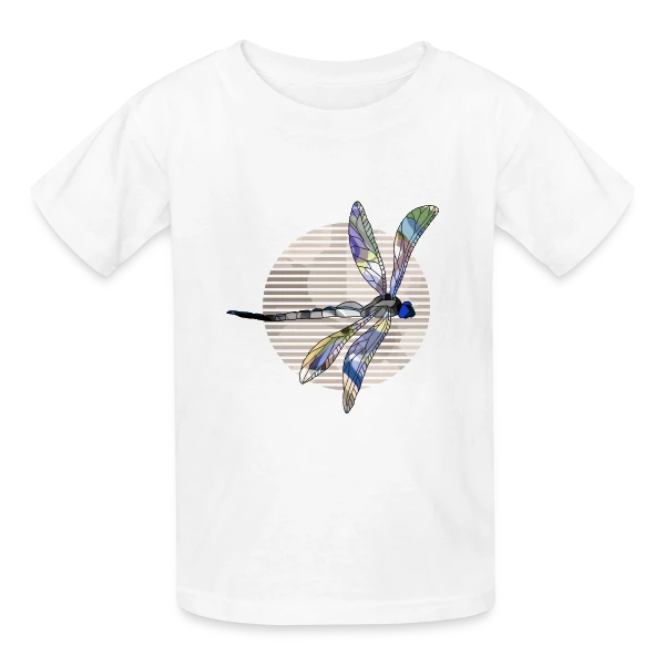 Libellule Enchantée sur T-shirts Russell Enfant