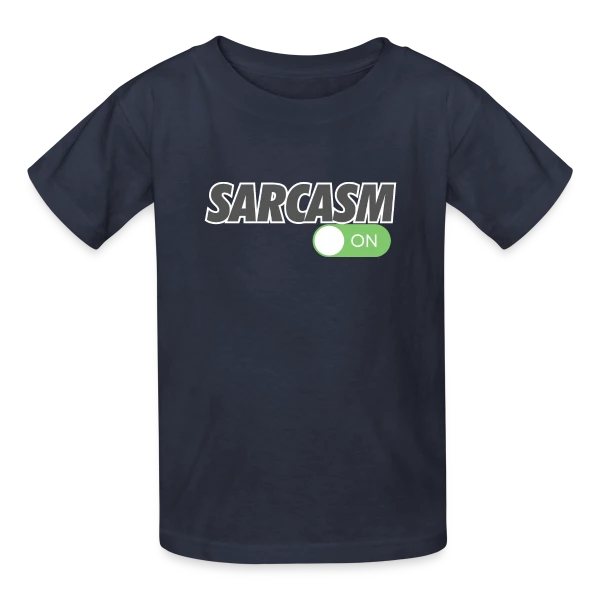 Sarcasme Activé sur T-shirts Russell Enfant
