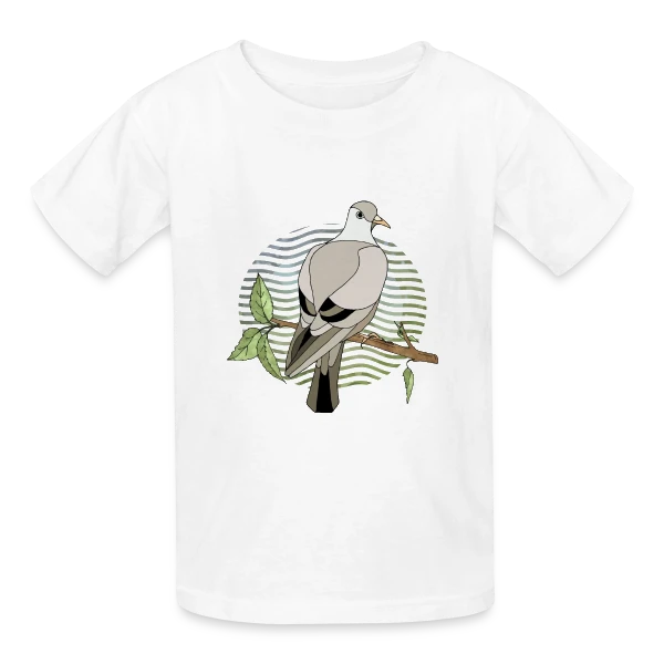 Oiseau Majestueux sur T-shirts Russell Enfant