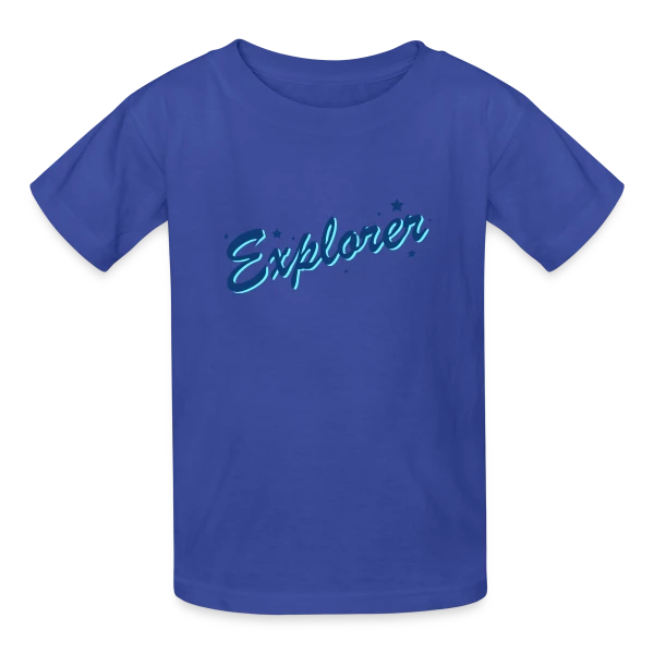 Explorateur Céleste sur T-shirts Russell Enfant
