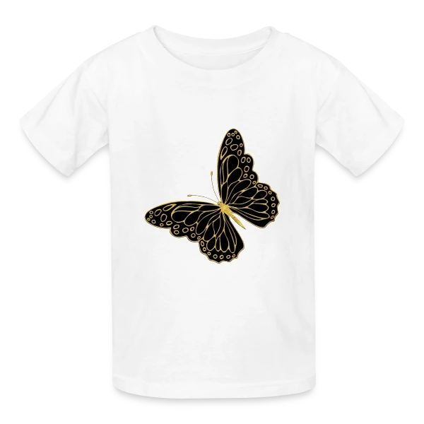 Papillon Élégant sur T-shirts Russell Enfant