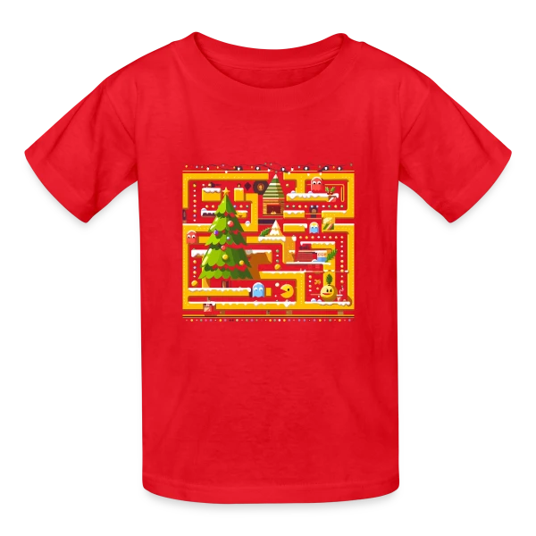 Noël Gamer : Joyeux Arcade Christmas sur T-shirts Russell Enfant