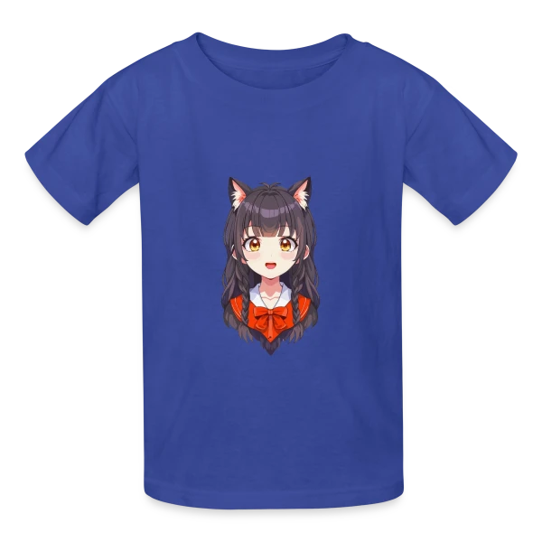 Manga Girl : Pour Fans, Gamers et Cosplayers sur T-shirts Russell Enfant