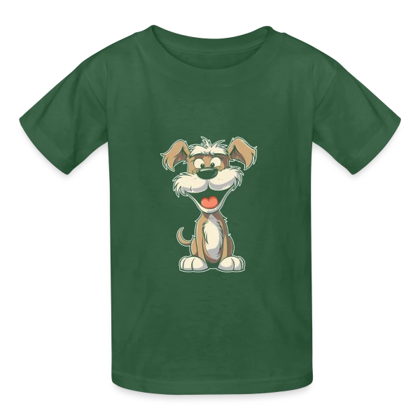 Schnauzer Joyeux sur T-shirts Russell Enfant