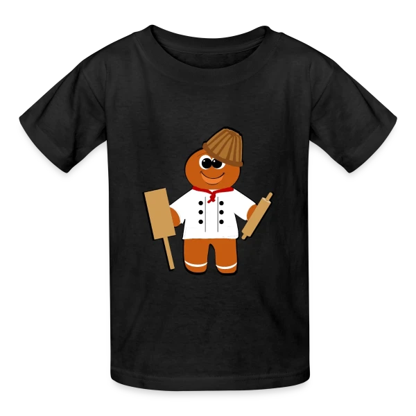 Boulanger Alsacien Gourmand sur T-shirts Russell Enfant