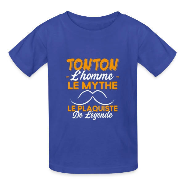 Tonton Le Plaquiste de Légende - Cadeau Humour sur T-shirts Russell Enfant