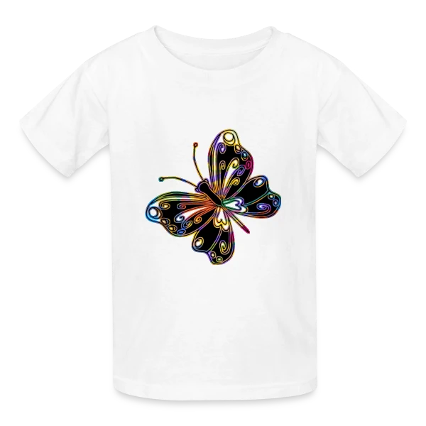 Papillon Élégant sur T-shirts Russell Enfant