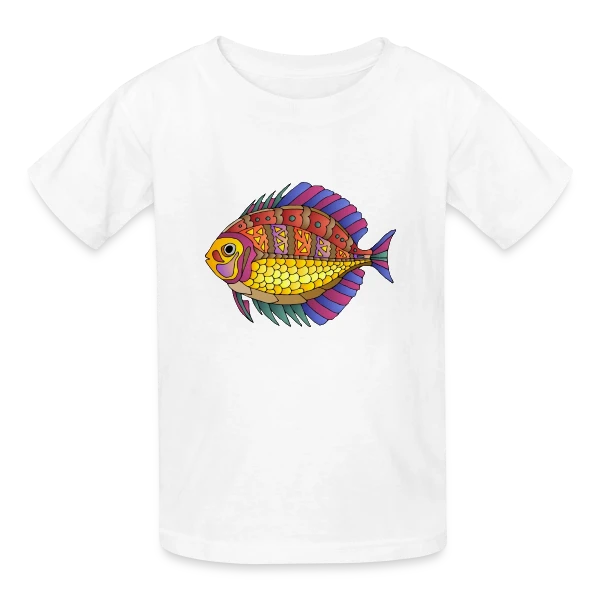 Ryba, l'Esprit du Poisson sur T-shirts Russell Enfant