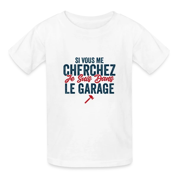 Humour Bricolage : J'peux Pas J'ai Bricolage sur T-shirts Russell Enfant