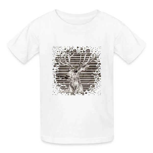 Esprit Cerf Majestueux sur T-shirts Russell Enfant