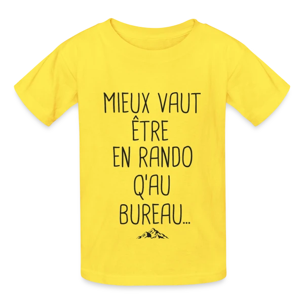 Randonnée Humour: Le Cadeau Idéal pour Randonneurs sur T-shirts Russell Enfant
