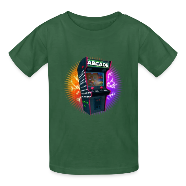 Gauntlet Pixel Art : T-shirt Arcade Rétro Gaming Emblématique sur T-shirts Russell Enfant