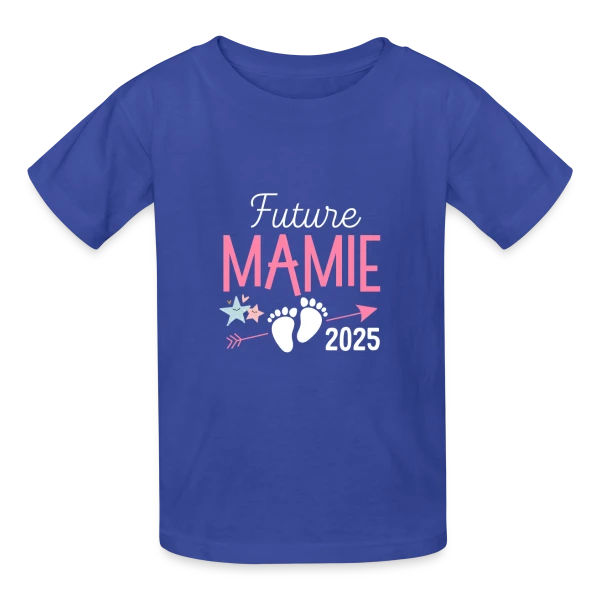 Future Mamie 2025 : Annonce de Grossesse Originale sur T-shirts Russell Enfant