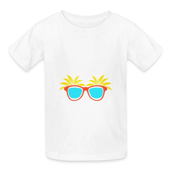 Lunettes de Soleil Tropicales sur T-shirts Russell Enfant