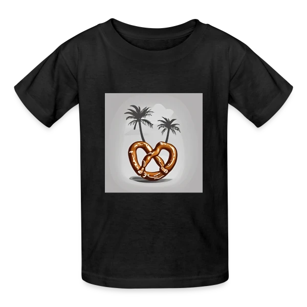Bretzel tropical : L'Alsace en vacances sur T-shirts Russell Enfant