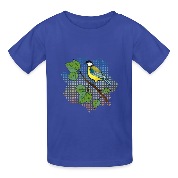 Oiseau Arc-en-Ciel sur T-shirts Russell Enfant