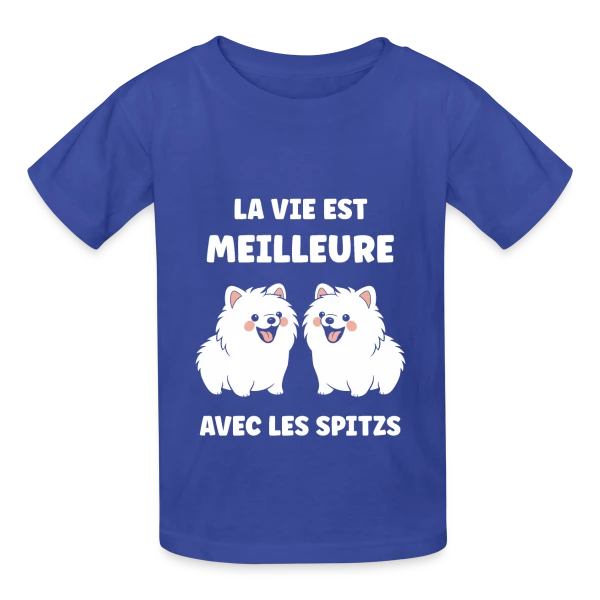 Spitz Rigolo sur T-shirts Russell Enfant