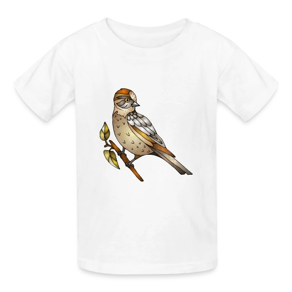L'Oiseau Arc-en-ciel sur T-shirts Russell Enfant