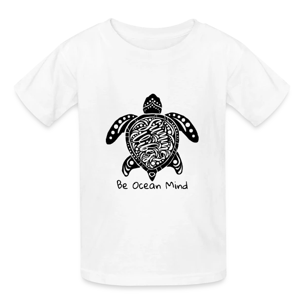 Vibes Océanes : Esprit Nage et Conservation sur T-shirts Russell Enfant