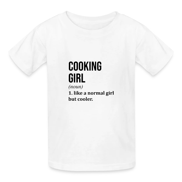 Motif 'Cooking Cooking' | Esprit Culinaire sur T-shirts Russell Enfant