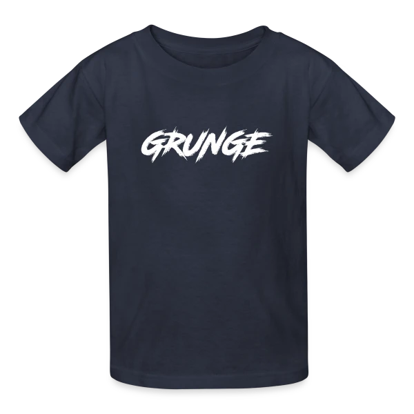 Effet Grunge Blanc Texturé sur T-shirts Russell Enfant