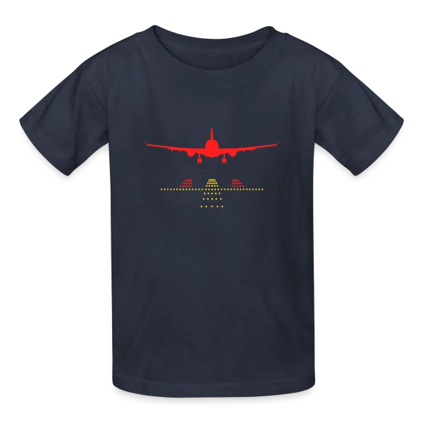 Atterrissage Imminent sur T-shirts Russell Enfant