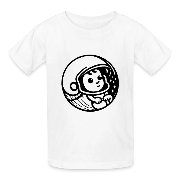 Bébé Casqué – Sécurité et Humour Enfant sur T-shirts Russell Enfant