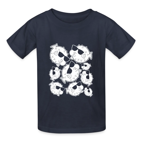Poisson Globe Lunettes Cool sur T-shirts Russell Enfant