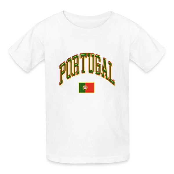 L'Esprit Portugal sur T-shirts Russell Enfant