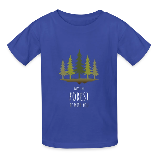 Forêt Mystique Sylvestre sur T-shirts Russell Enfant