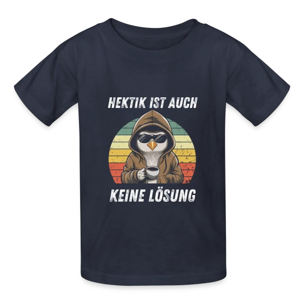 Hibou Cool Café Rétro sur T-shirts Russell Enfant