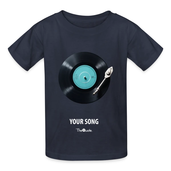 Ma Chanson Préférée Personnalisée sur T-shirts Russell Enfant
