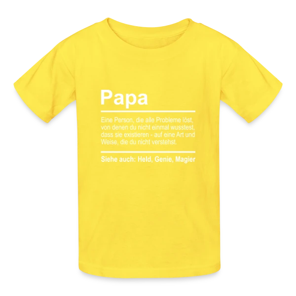 Papa Humour : Le Cadeau Parfait sur T-shirts Russell Enfant