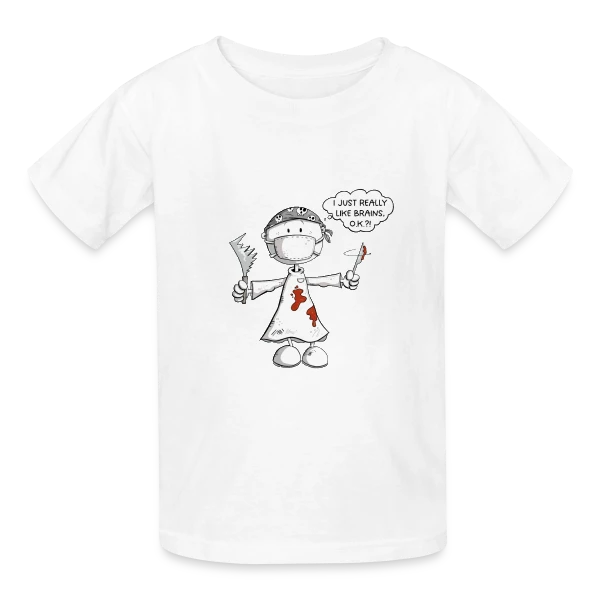 Chirurgien Cartoon Rigolo : Le Maître du Bistouri sur T-shirts Russell Enfant