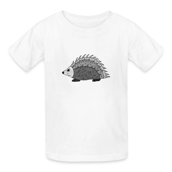 Hérisson Amical sur T-shirts Russell Enfant