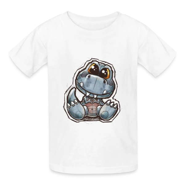 P'tit Dino Mignon sur T-shirts Russell Enfant