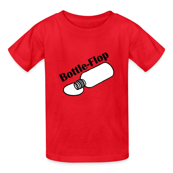 Bottle Flop Défi Raté sur T-shirts Russell Enfant