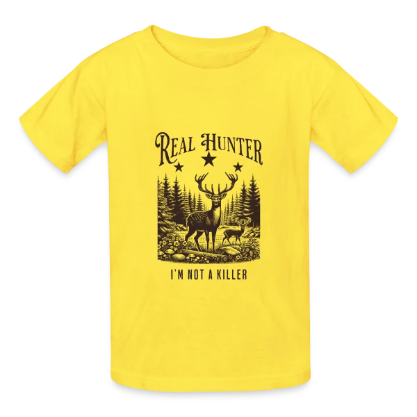 Passion Chasse : L'Élégance de la Nature sur T-shirts Russell Enfant