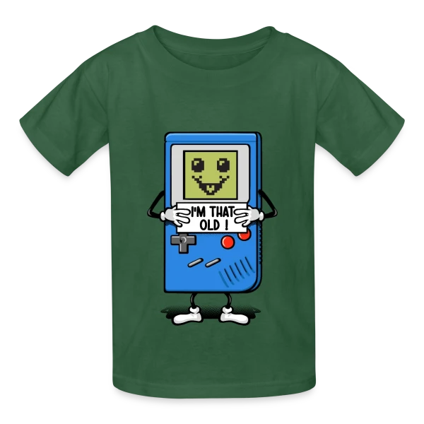 Vieux comme une console rétro sur T-shirts Russell Enfant