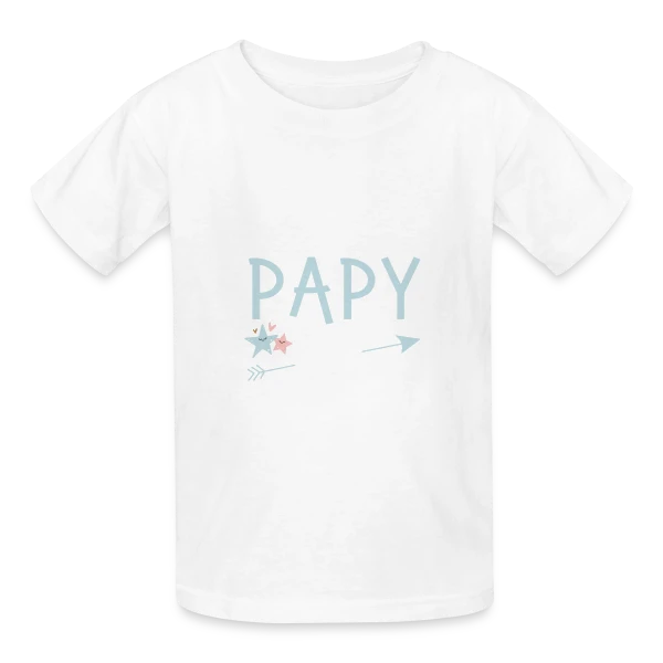 Annonce Grossesse "Futur Papy 2026" - Bientôt Grand-Père sur T-shirts Russell Enfant