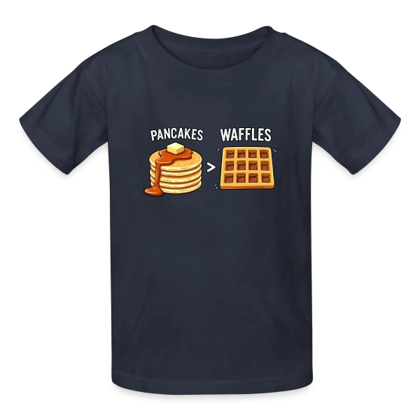 Team Pancakes : La Victoire est Sucrée sur T-shirts Russell Enfant