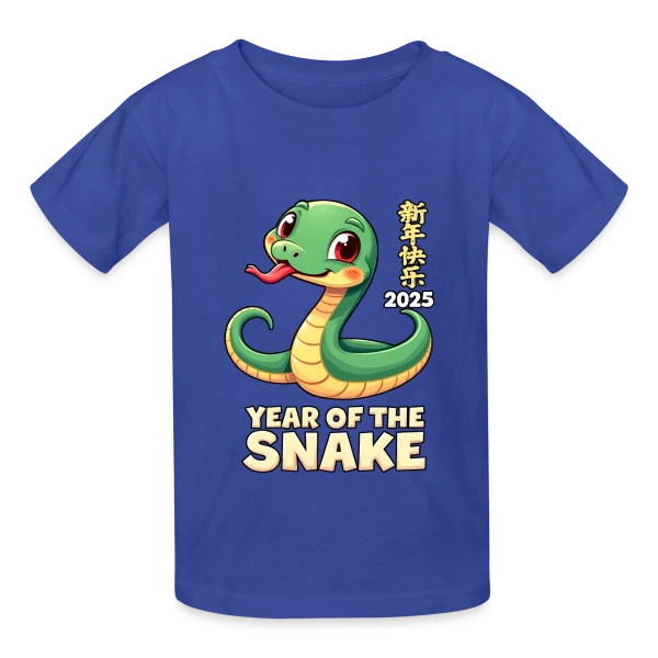Nouvel An Chinois 2025 - Fête du Serpent sur T-shirts Russell Enfant