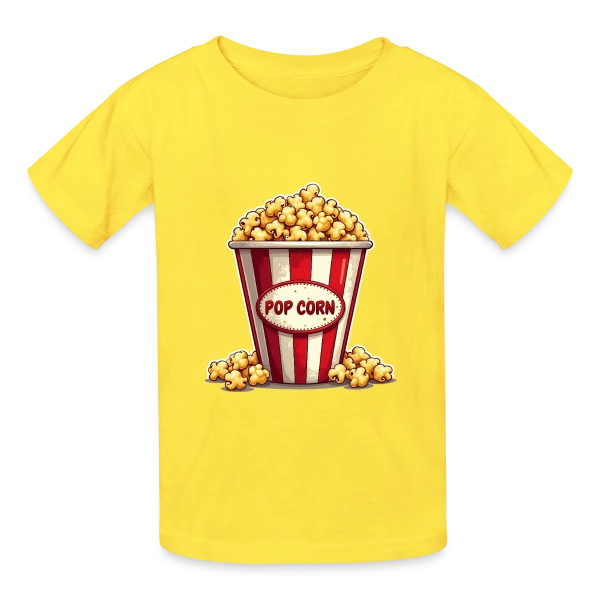 Enfant Popcorn - Costume Carnaval Amusant sur T-shirts Russell Enfant