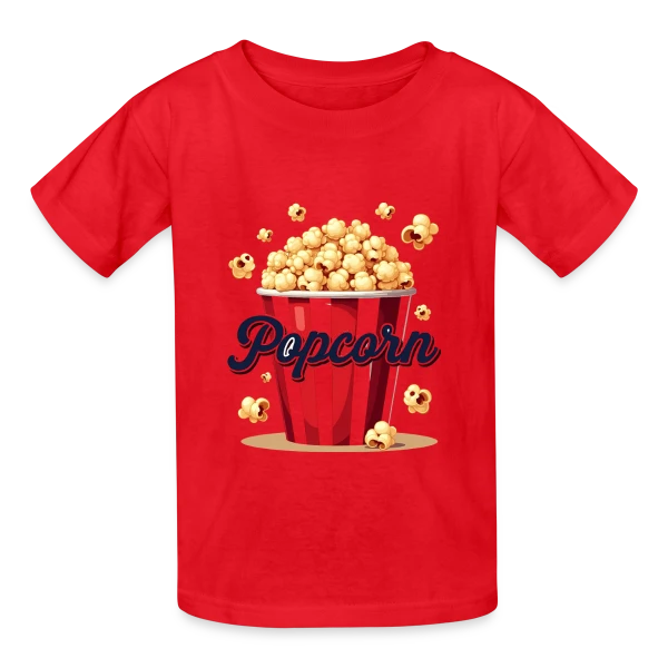Design Popcorn Festif - Costume Carnaval sur T-shirts Russell Enfant