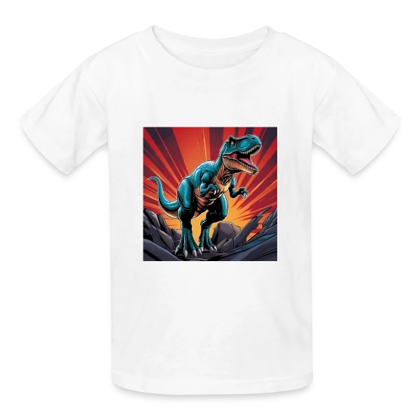 T-Rex Crépuscule sur T-shirts Russell Enfant