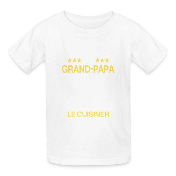Humour Grand-Papa Cuisinier - On est foutus ! sur T-shirts Russell Enfant